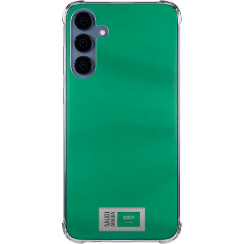 Saudi Arabia Soccer Flag Galaxy S24 Clear Case